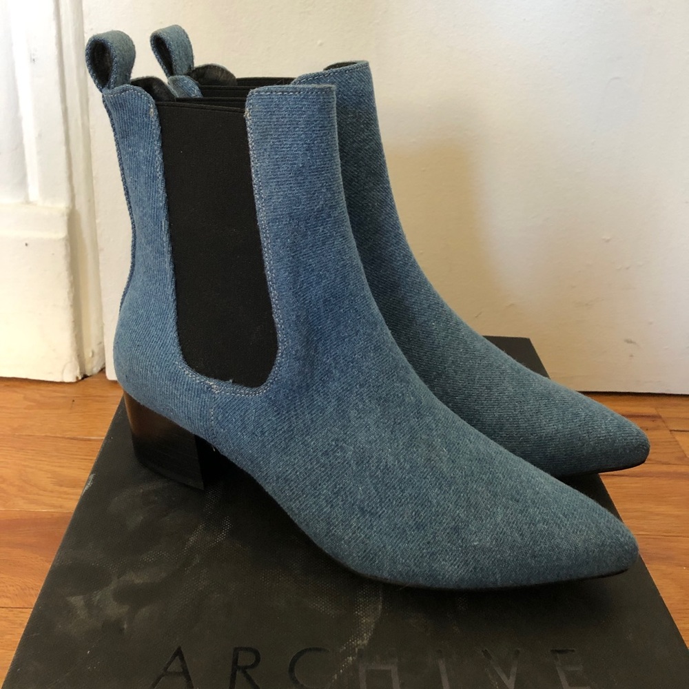 Archive Mercer denim ankle boots